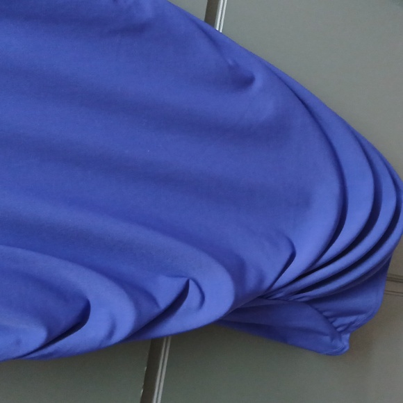 Lane Bryant NWT Royal Blue Bodycon Cocktail Dress Size 18 - Picture 8 of 12